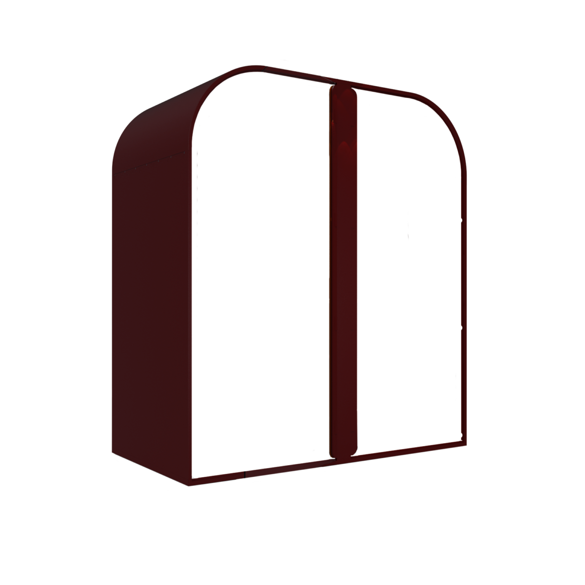 Double Exterieur in kleur Karmozijn Rood