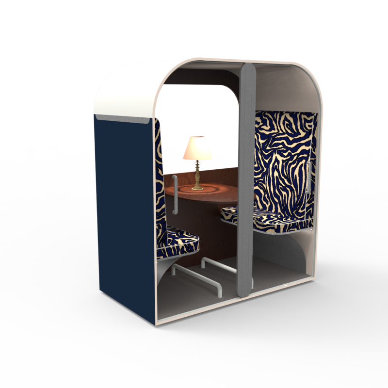 Cabb-in Double Special customized as the legendary Orient Express - Image 2
