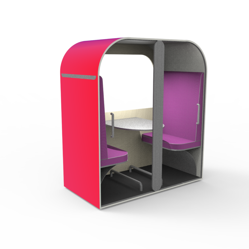 Double Special | Barbie roze exterieur en paars interieur - Afbeelding 2