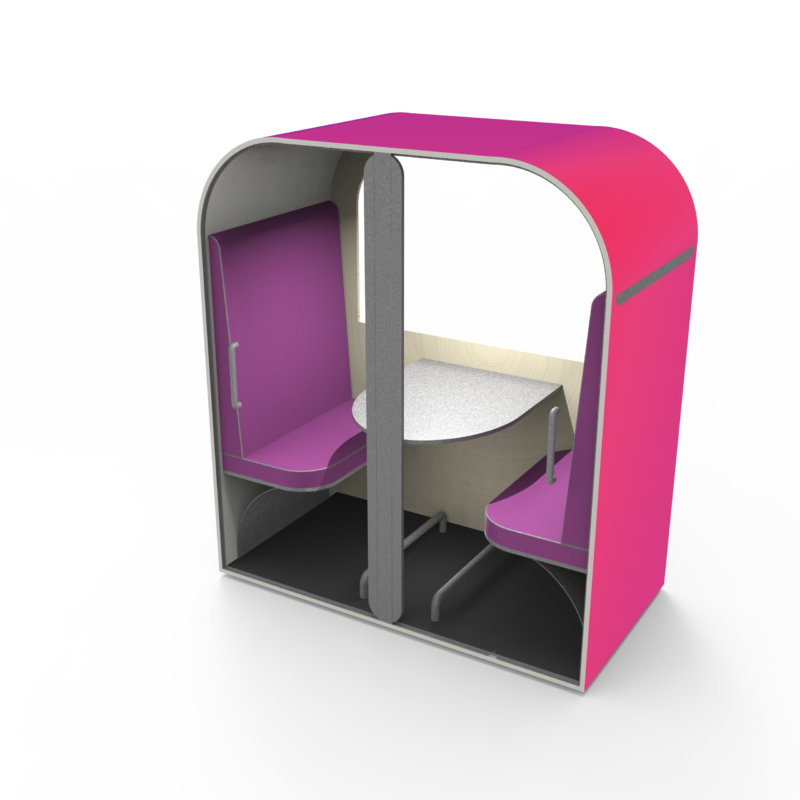 Double Special | Barbie roze exterieur en paars interieur